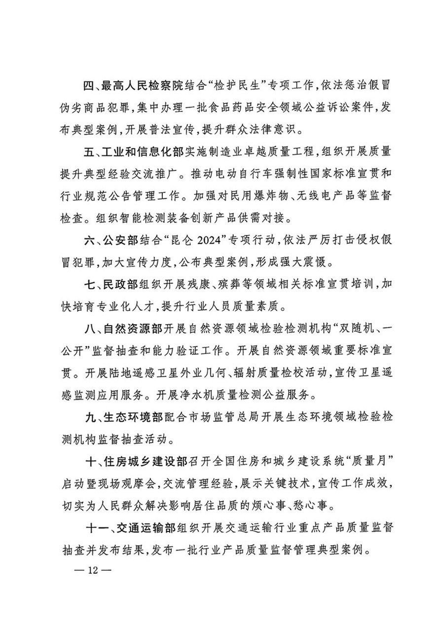 中國質(zhì)量檢驗協(xié)會關(guān)于轉(zhuǎn)發(fā)《關(guān)于開展2024年全國“質(zhì)量月”活動的通知》的函(質(zhì)檢協(xié)函〔2024〕116號)