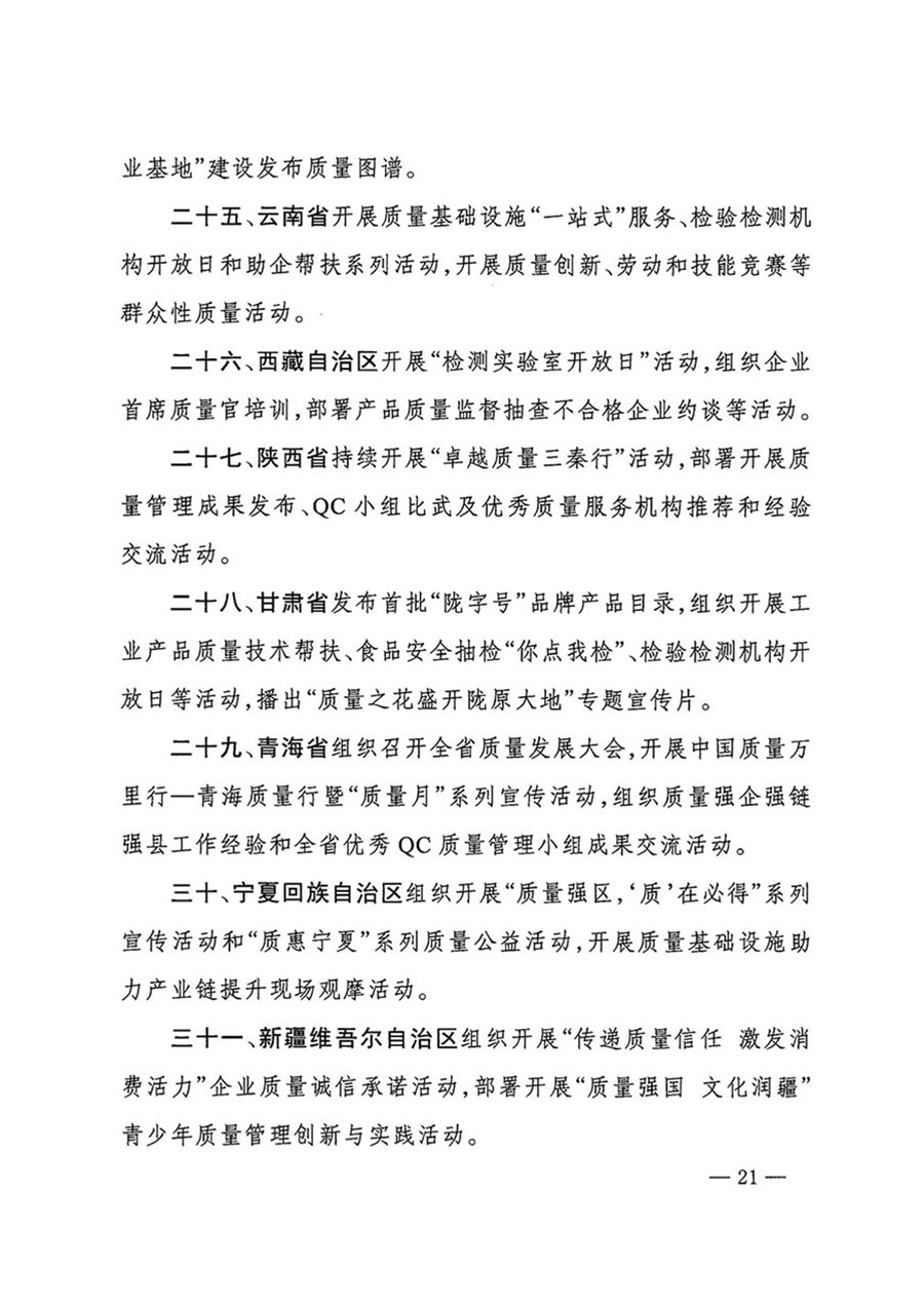 中國質(zhì)量檢驗協(xié)會關(guān)于轉(zhuǎn)發(fā)《關(guān)于開展2024年全國“質(zhì)量月”活動的通知》的函(質(zhì)檢協(xié)函〔2024〕116號)
